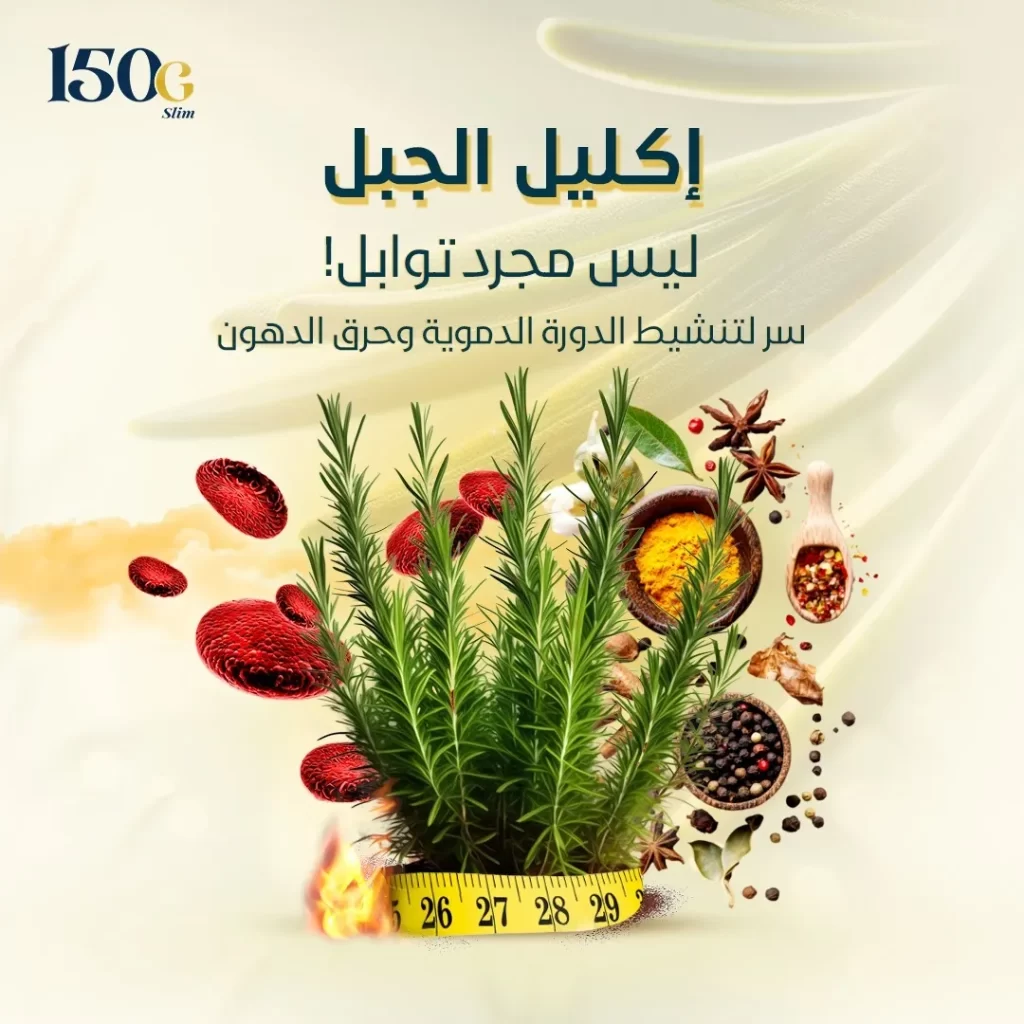 إكليل الجبل: ليس مجرد توابل! سرٌ لتنشيط الدورة الدموية وحرق الدهون حبوب التنحيف التركية 150G Slim إكليل الجبل: ليس مجرد توابل! سرٌ لتنشيط الدورة الدموية وحرق الدهون