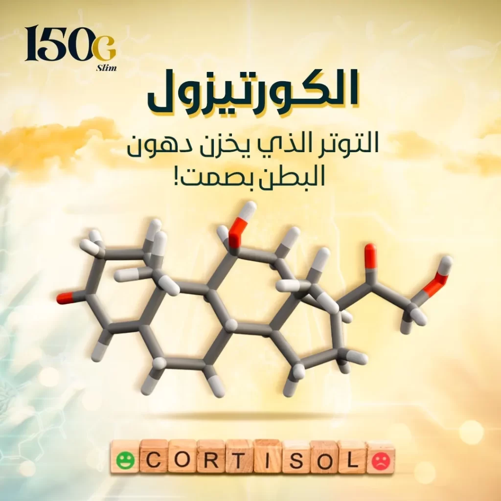 الكورتيزول: التوتر الذي يخزّن دهون البطن بصمت! حبوب التنحيف التركية 150G Slim الكورتيزول: التوتر الذي يخزّن دهون البطن بصمت!