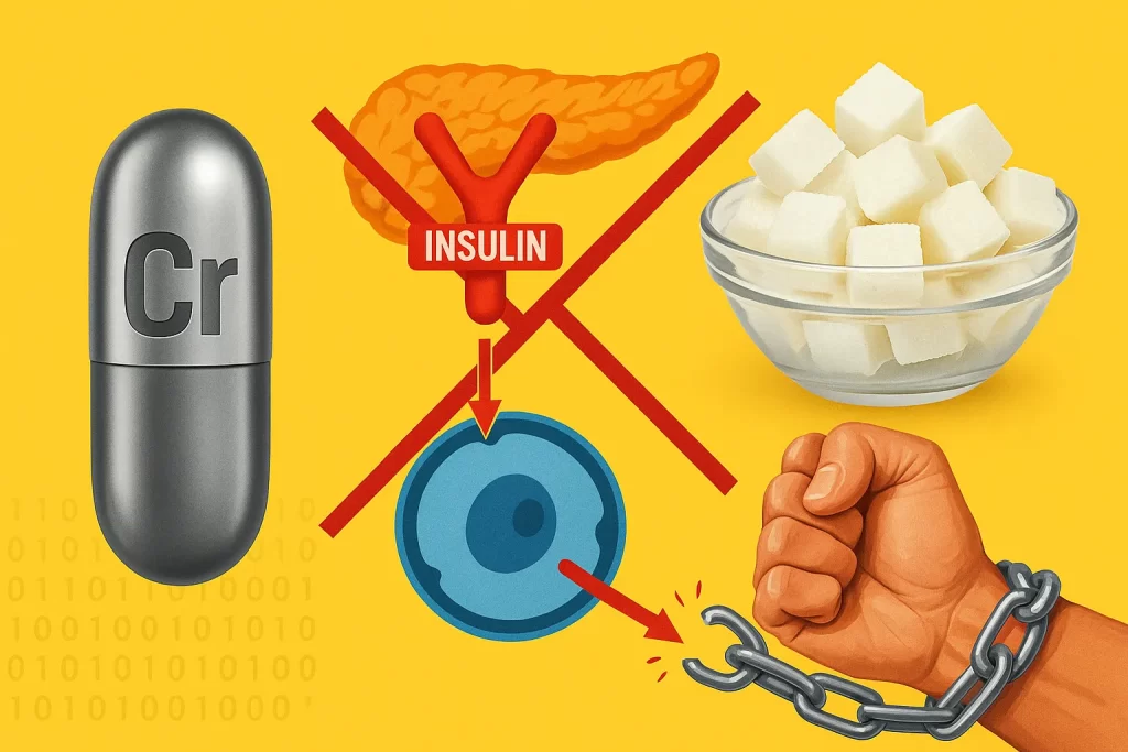 الكروميوم: حل طبيعي لمقاومة الأنسولين وكبح الرغبة في السكر حبوب التنحيف التركية 150G Slim الكروميوم: حل طبيعي لمقاومة الأنسولين وكبح الرغبة في السكر