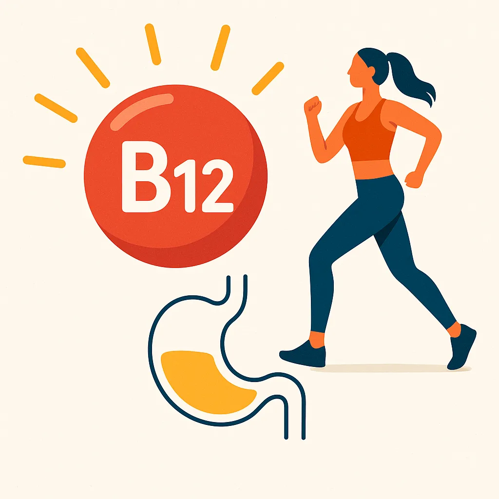 فيتامين B12: مفتاح الطاقة والأيض السريع أثناء الحمية حبوب التنحيف التركية 150G Slim فيتامين B12: مفتاح الطاقة والأيض السريع أثناء الحمية