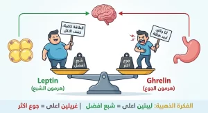 تاثير قلة النوم على هرمونات الجوع والشبع ليبتين وغريلين