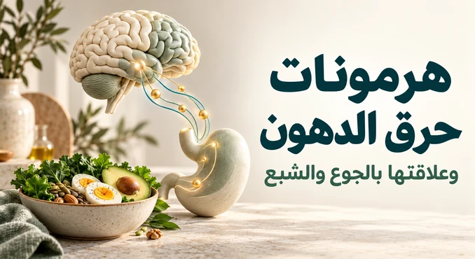 هرمون حرق الدهون: أهم الهرمونات التي تتحكم بالجوع والشبع